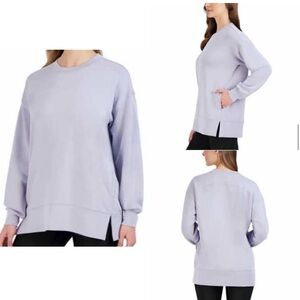 SAGE Collective Scuba Cozy Pullover Top Lilac Purple